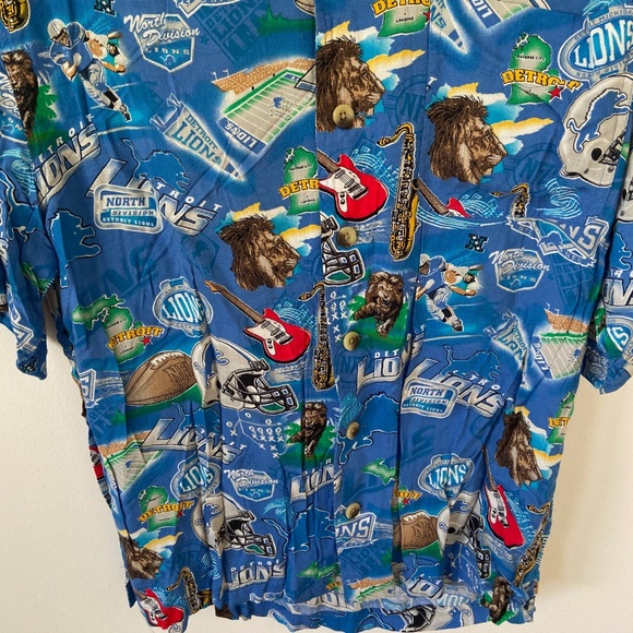 detroit lions hawaiian shirt